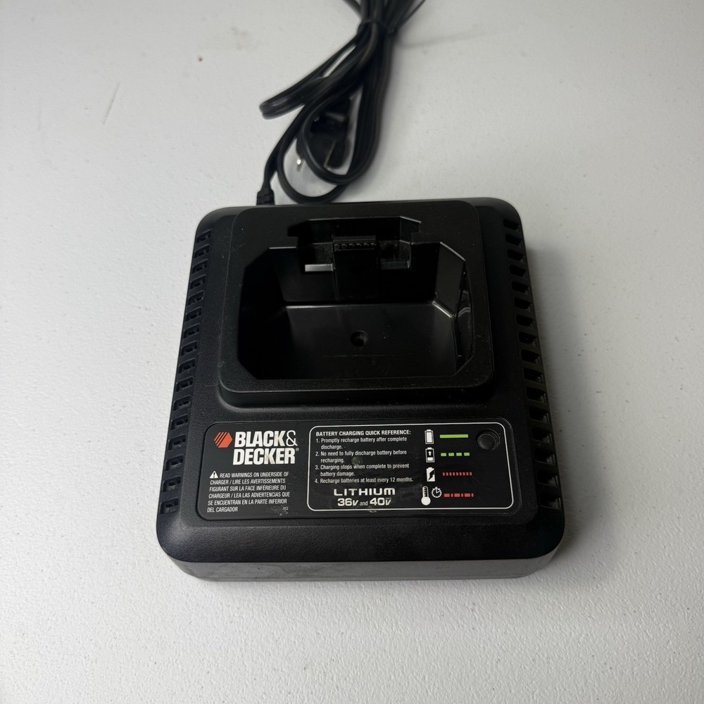 Black & Decker LCS36 36V Battery Charger Type 2 OEM Power Tested